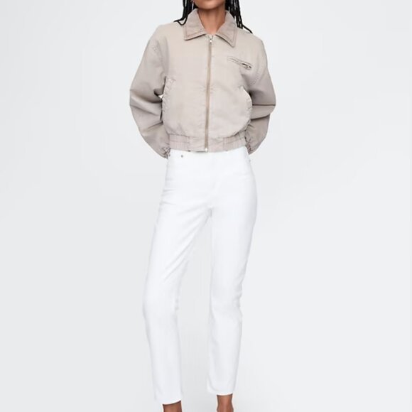 Levi 501 White Jeans Ripped Hem - Picture 10 of 11